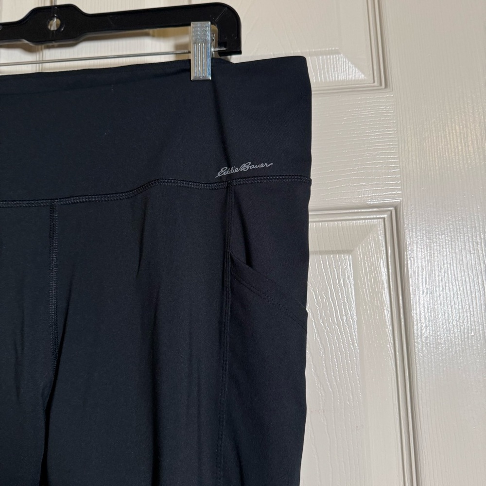 Eddie Bauer Black Performance Leggings Size XL - Picture 2 of 8